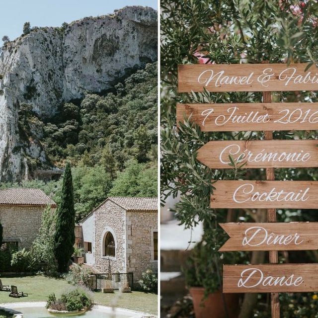 Luberon paysage domaine du rocher