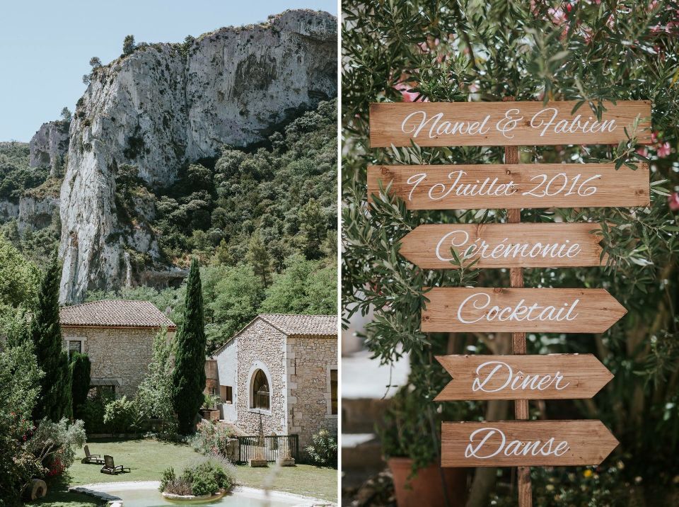 Luberon paysage domaine du rocher