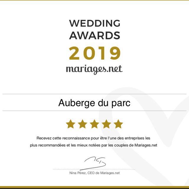 Wedding awards 2019