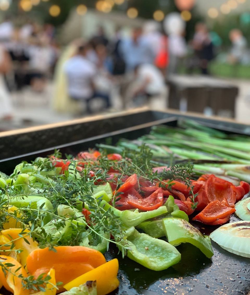 Planches de légumes réception